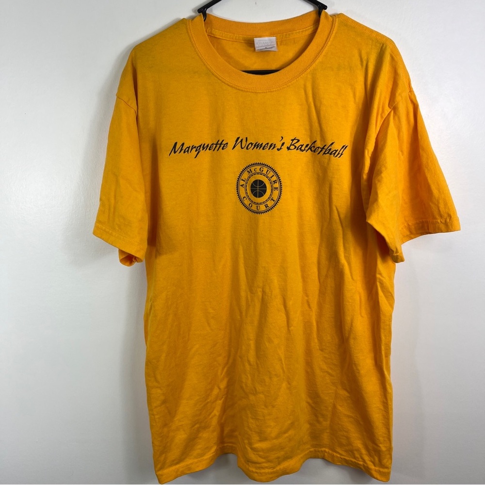 Marquette Women's Basketball T-Shirt Adult Lrg Vtg Y2ks Al McGuire Court